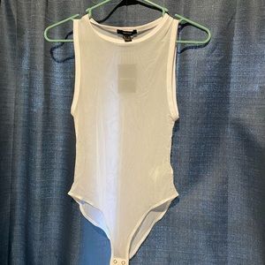 SHEER White Bodysuit